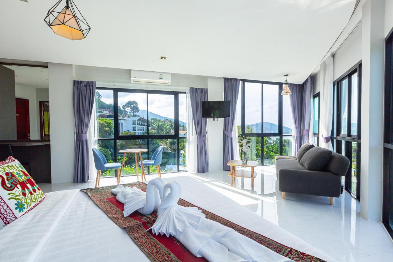 Rossarin Sea View Patong Hotel Eksteriør billede