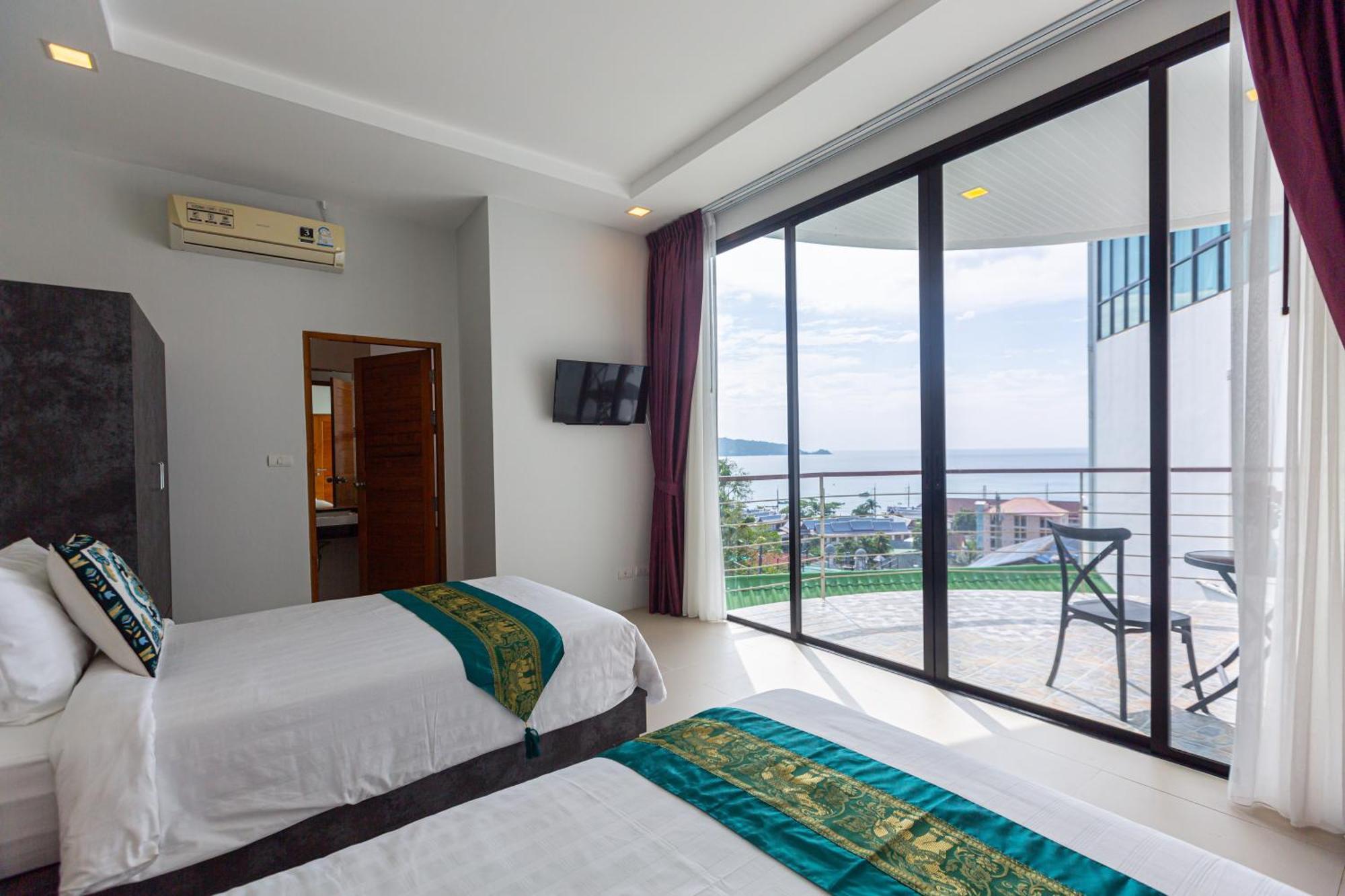 Rossarin Sea View Patong Hotel Eksteriør billede